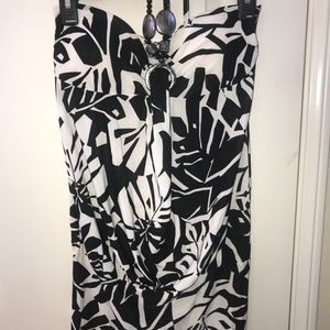 Hawaiian Print Dress